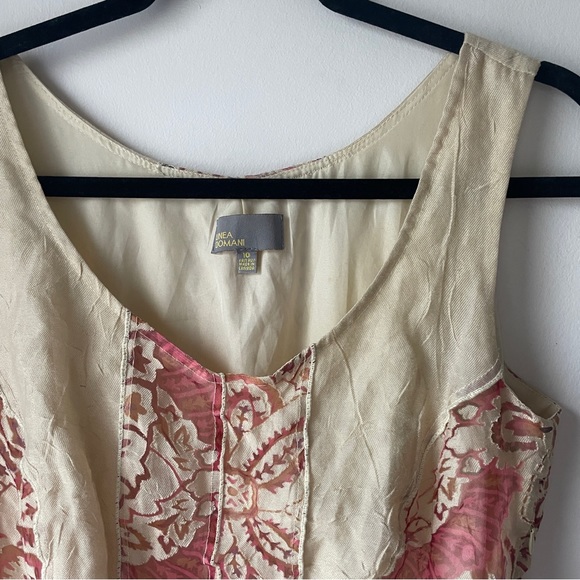 Linea Domani vintage 90s midi dress with tiered hem 10 - Picture 3 of 10